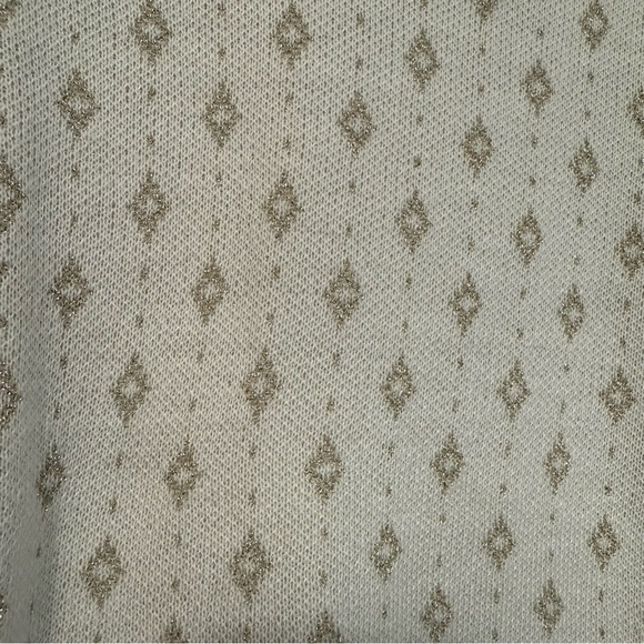 Nine West Cream Patterned Women's Sweater - Picture 6 of 6